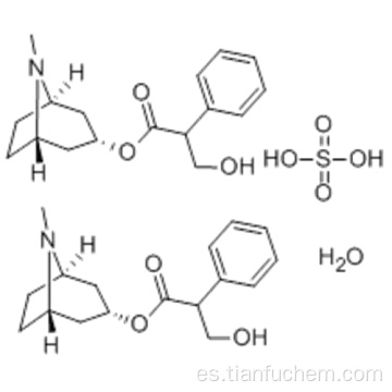 Sulfato de atropina monohidrato CAS 5908-99-6